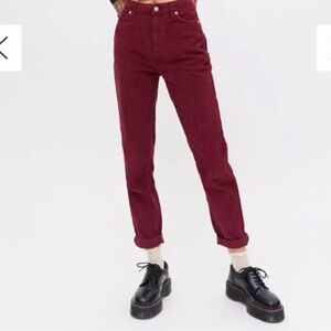BDG Burgundy corduroy pants